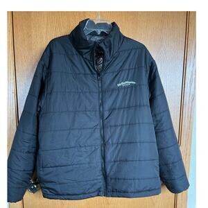 Strike Master Rapala Light Allie Black Quilted Puff Jacket, Women's size XL